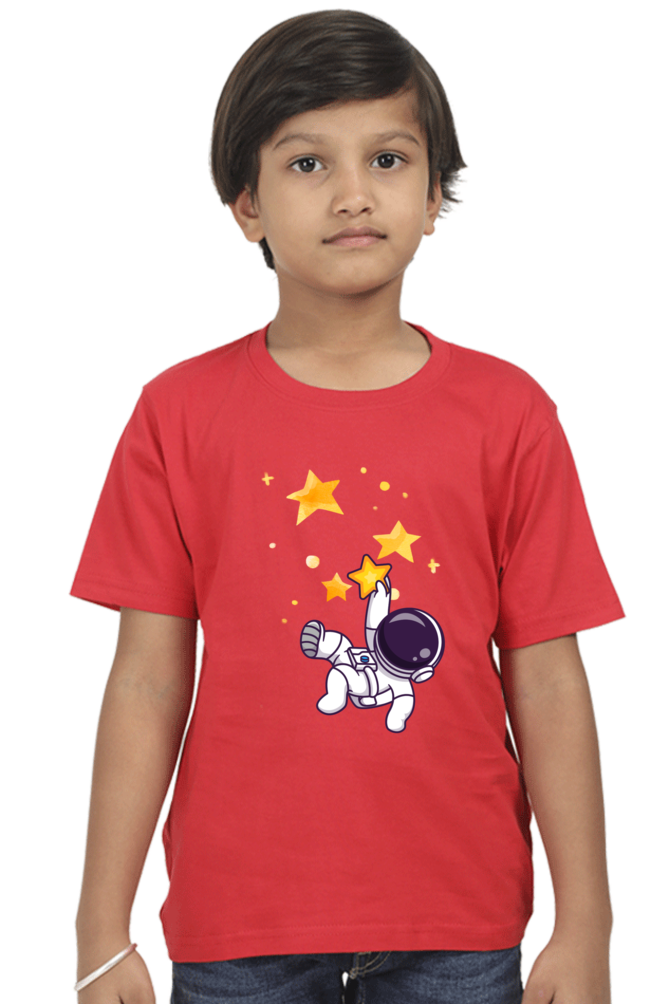 SPACE STARS premium pure cotton boy T-shirt