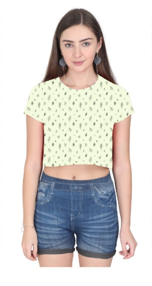 GREEN LEAF premium crop top