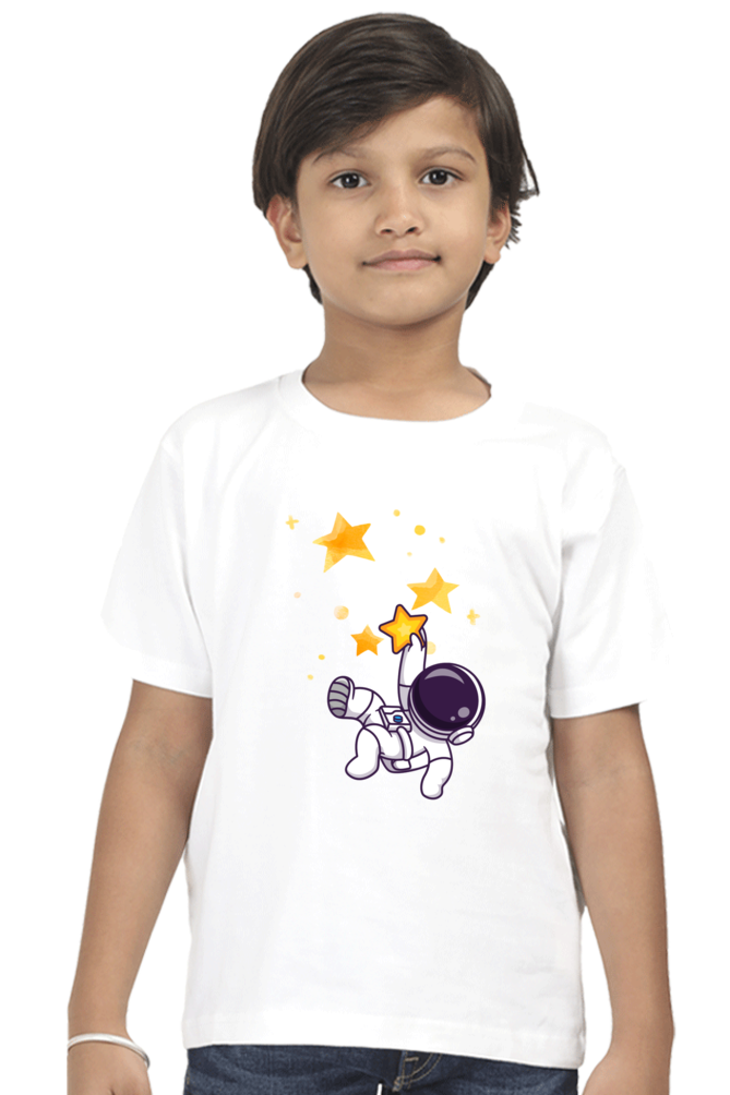SPACE STARS premium pure cotton boy T-shirt