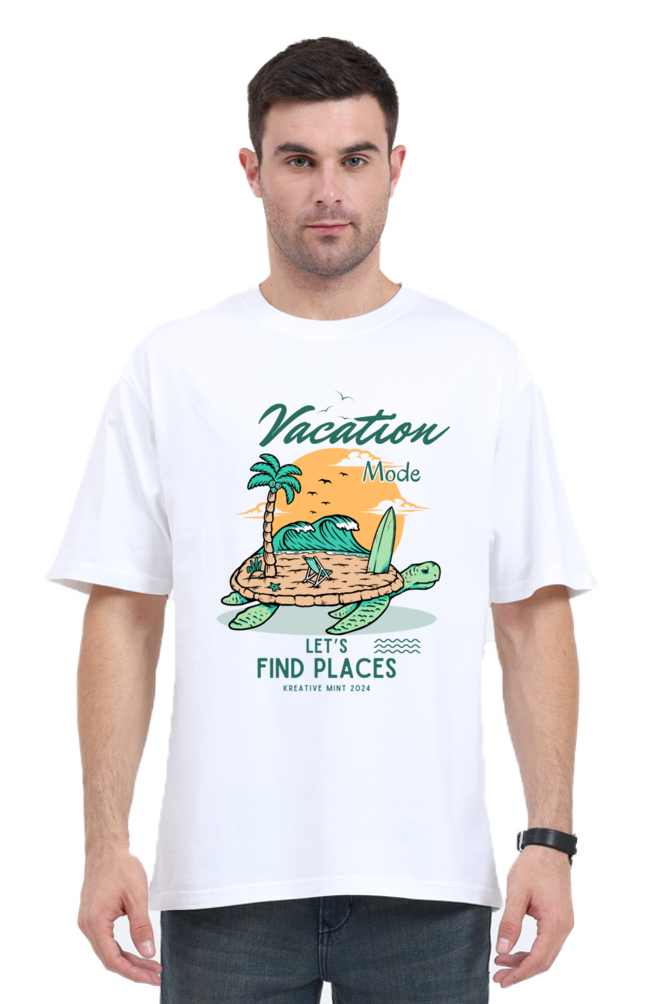 VACATION classic oversized UNISEX premium pure cotton T-shirt