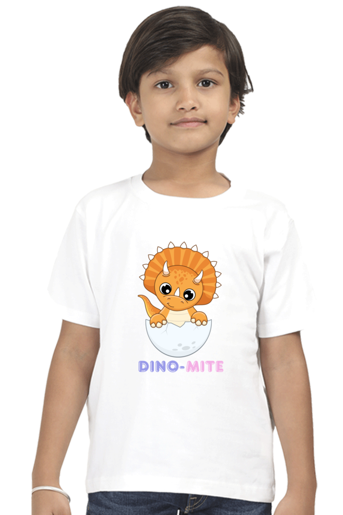 DINO-MITE premium pure cotton boy T-shirt