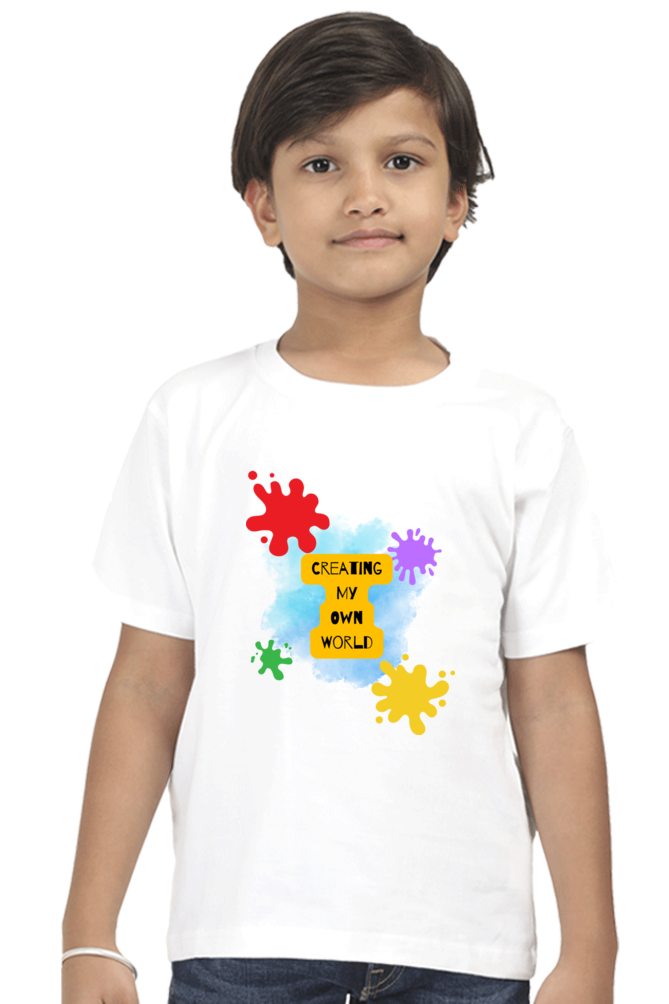 COLORS premium pure cotton boy T-shirt