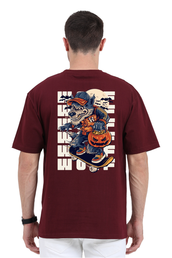 WOLF classic oversized UNISEX premium pure cotton T-shirt