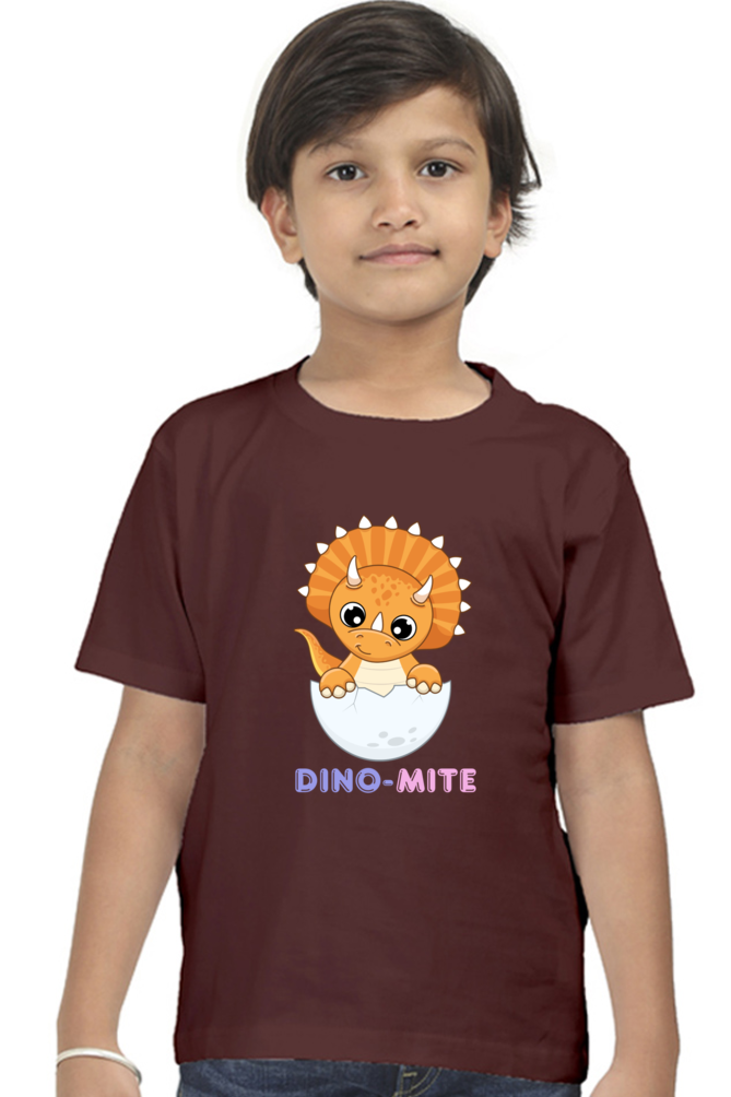 DINO-MITE premium pure cotton boy T-shirt