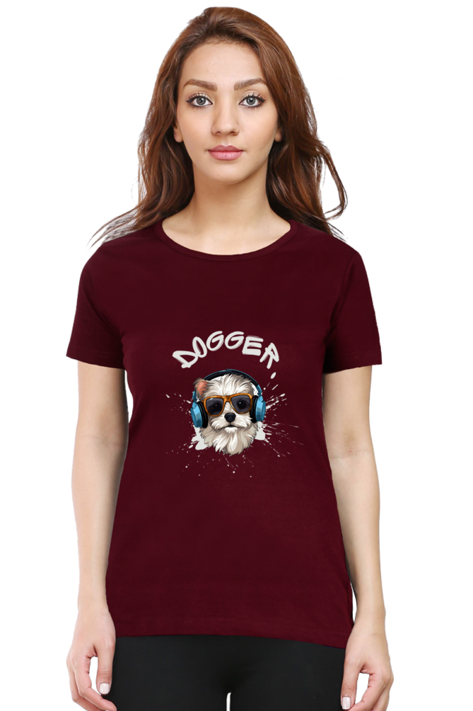DOGGER premium pure cotton T-shirt for women