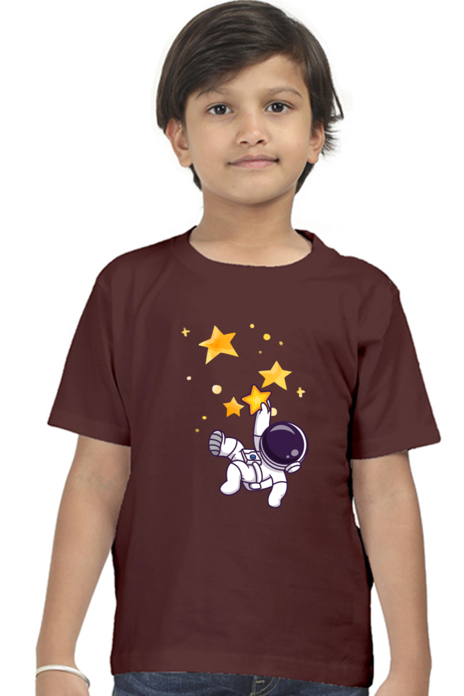 SPACE STARS premium pure cotton boy T-shirt