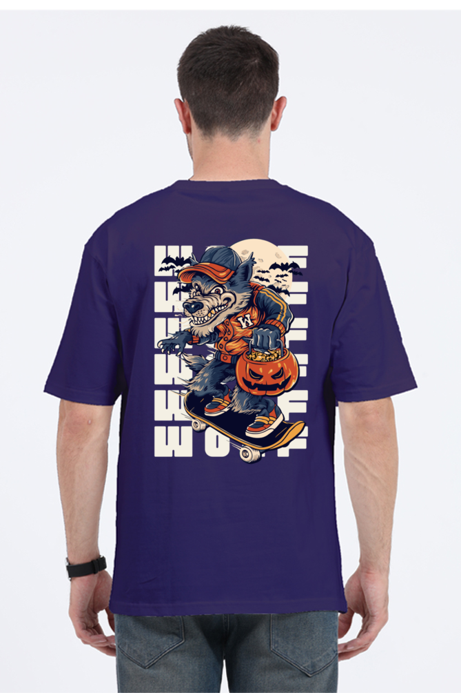 WOLF classic oversized UNISEX premium pure cotton T-shirt