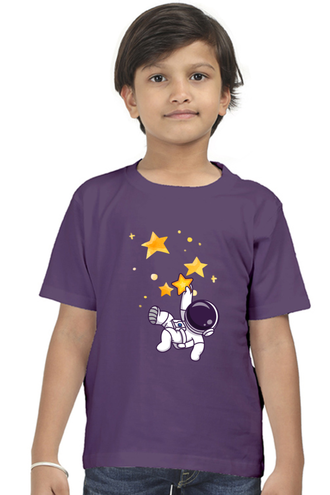 SPACE STARS premium pure cotton boy T-shirt
