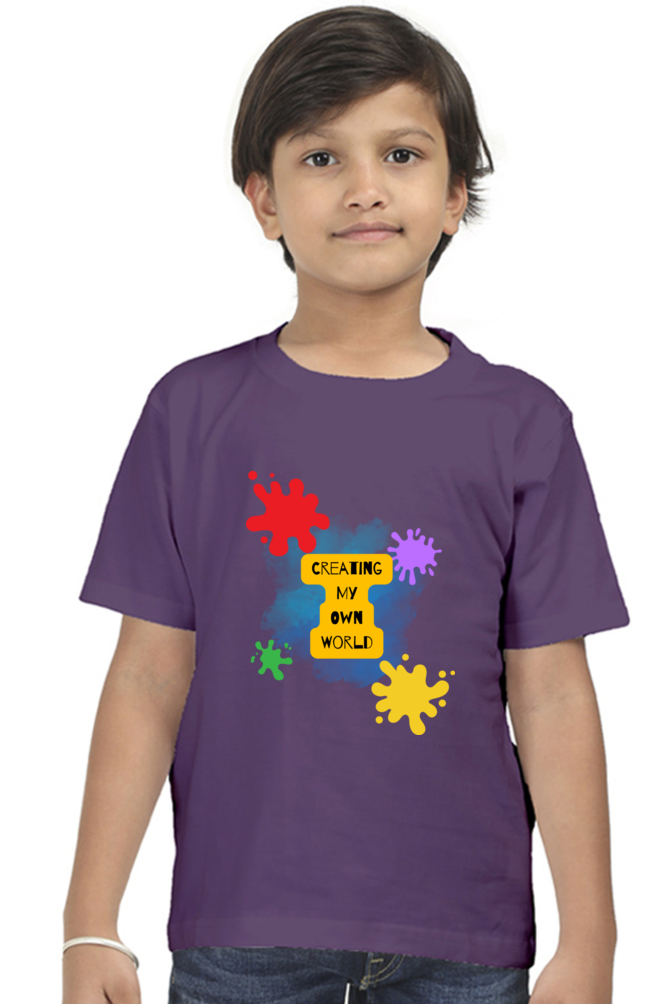 COLORS premium pure cotton boy T-shirt