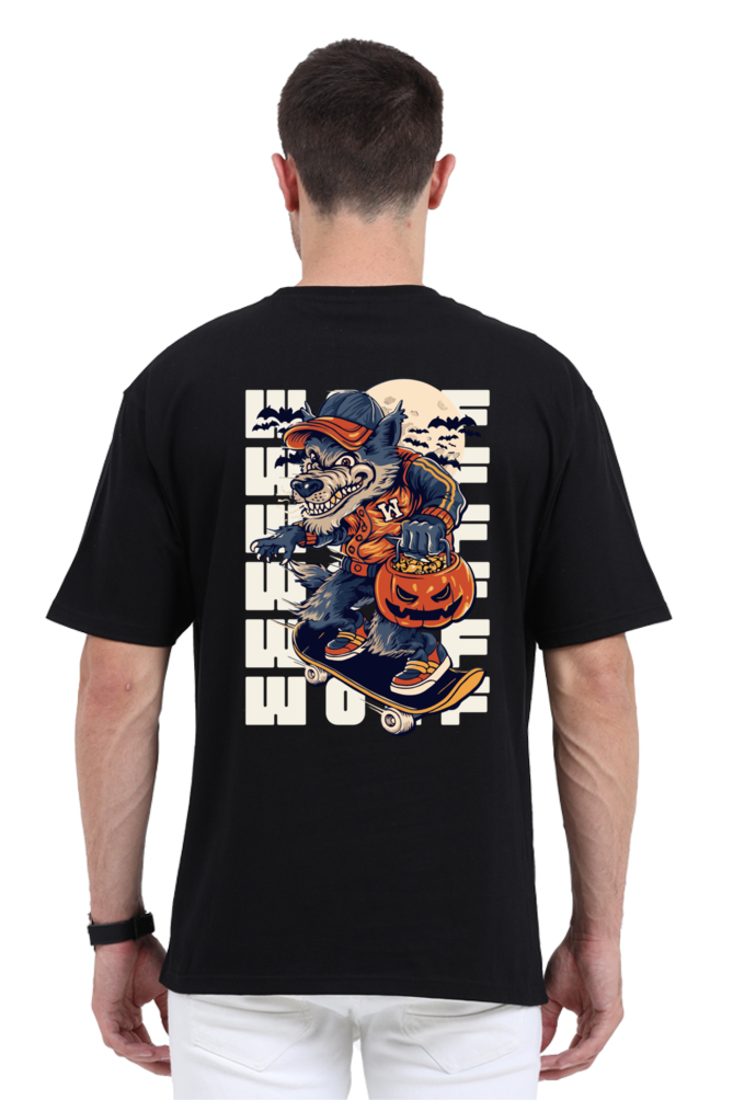 WOLF classic oversized UNISEX premium pure cotton T-shirt