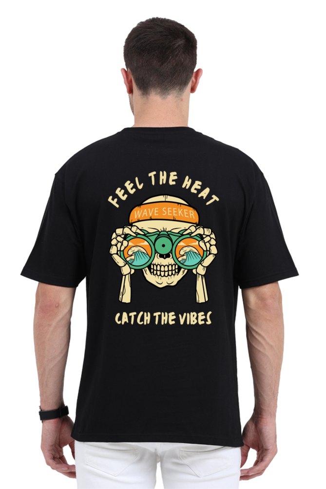 FEEL THE HEAT classic oversized UNISEX premium pure cotton T-shirt