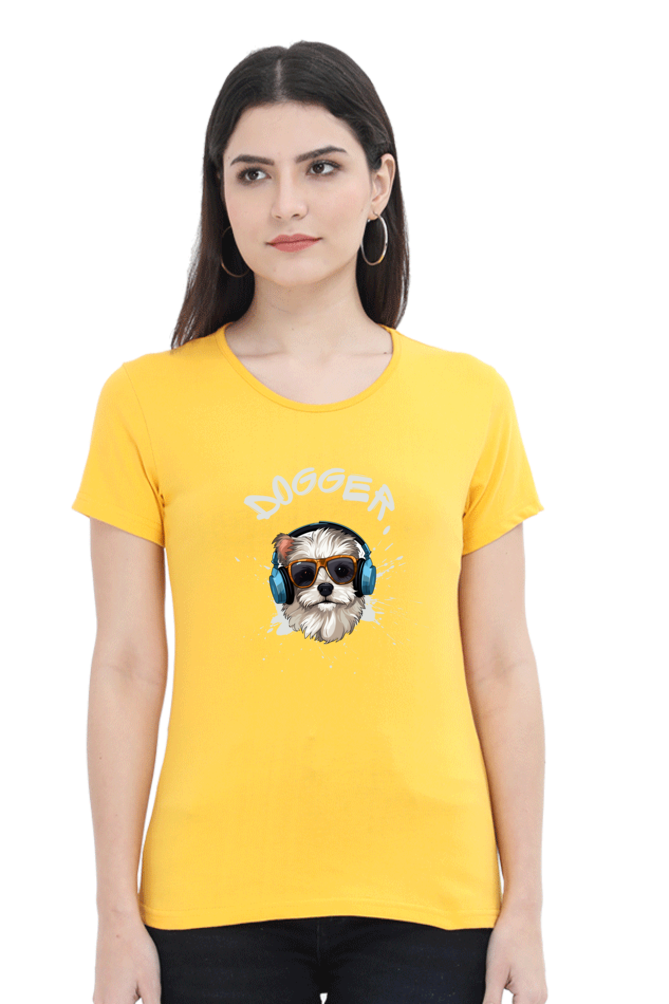 DOGGER premium pure cotton T-shirt for women