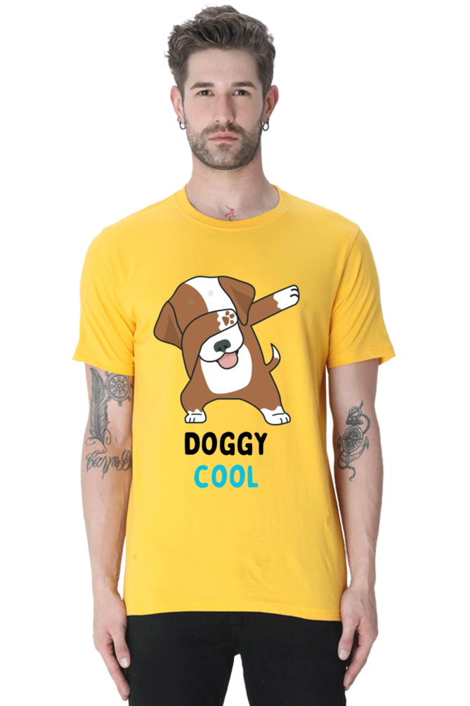 DOGGY COOL premium pure cotton T-shirt for men