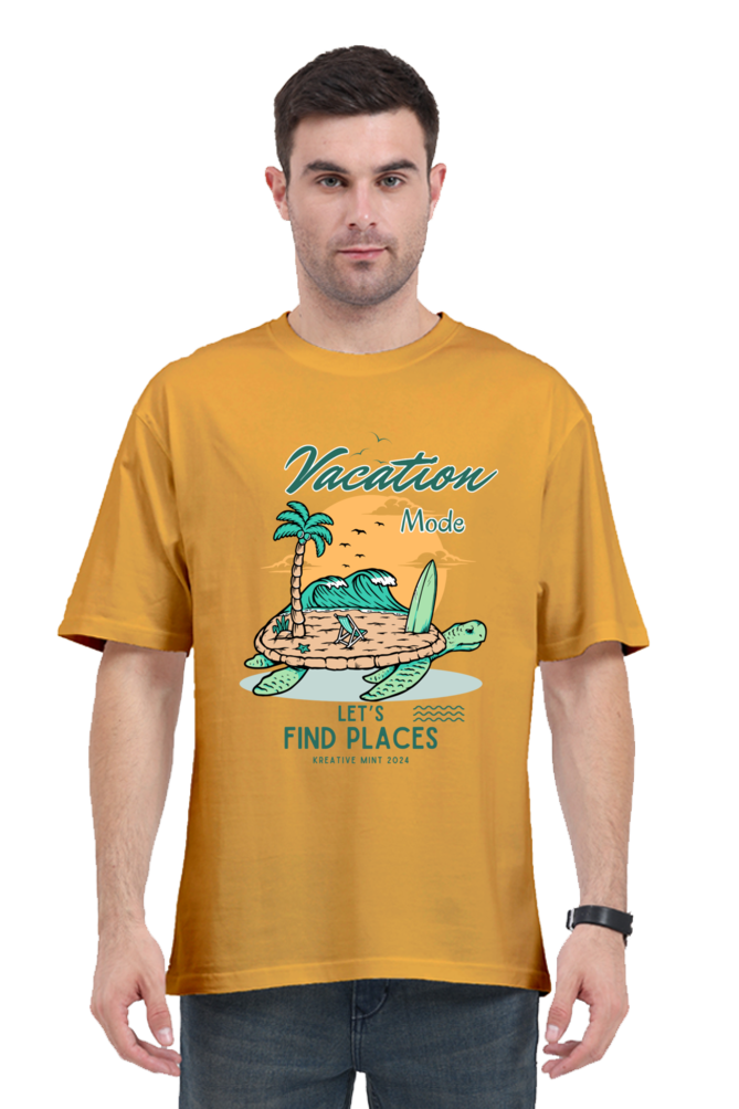 VACATION classic oversized UNISEX premium pure cotton T-shirt