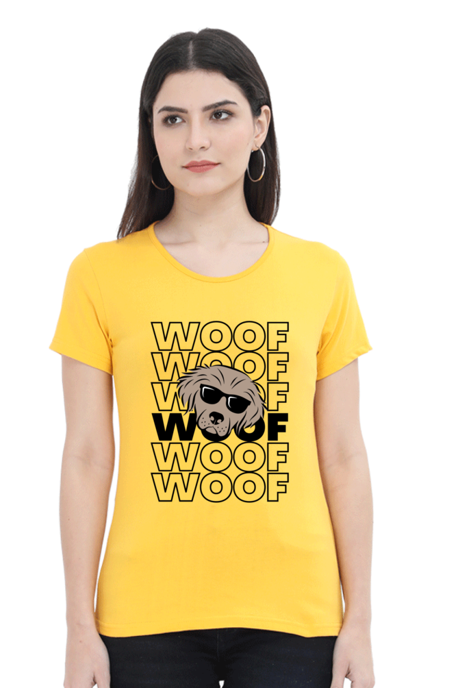 WOOF WOOF premium pure cotton T-shirt for women
