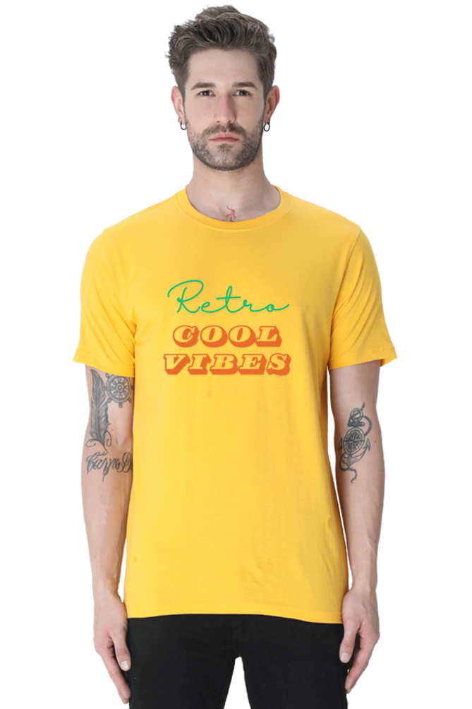 COOL VIBES premium pure cotton T-shirt for men
