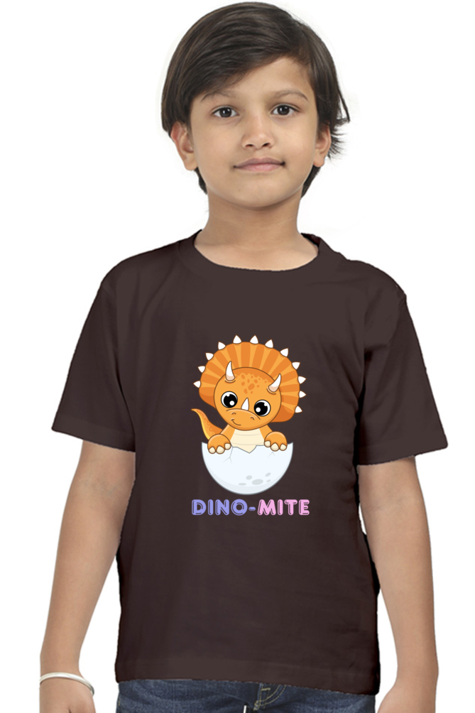 DINO-MITE premium pure cotton boy T-shirt
