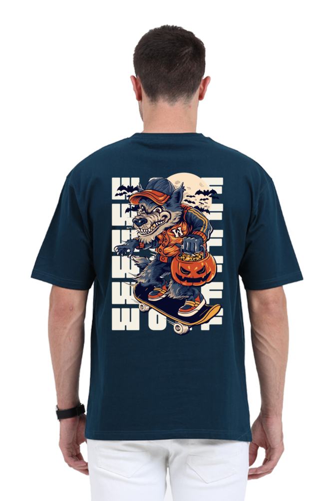 WOLF classic oversized UNISEX premium pure cotton T-shirt