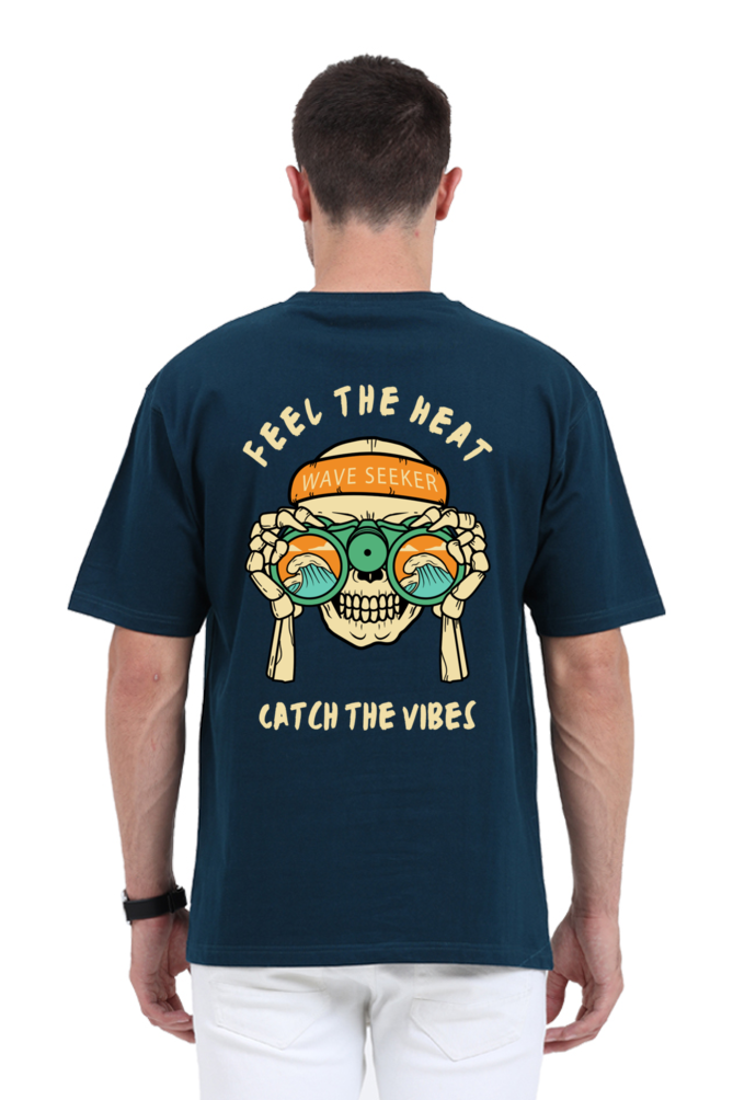 FEEL THE HEAT classic oversized UNISEX premium pure cotton T-shirt