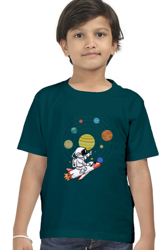 SPACE PLANETS premium pure cotton boy T-shirt