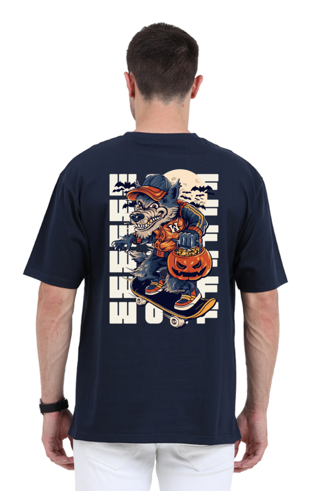 WOLF classic oversized UNISEX premium pure cotton T-shirt