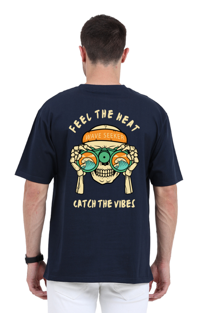 FEEL THE HEAT classic oversized UNISEX premium pure cotton T-shirt