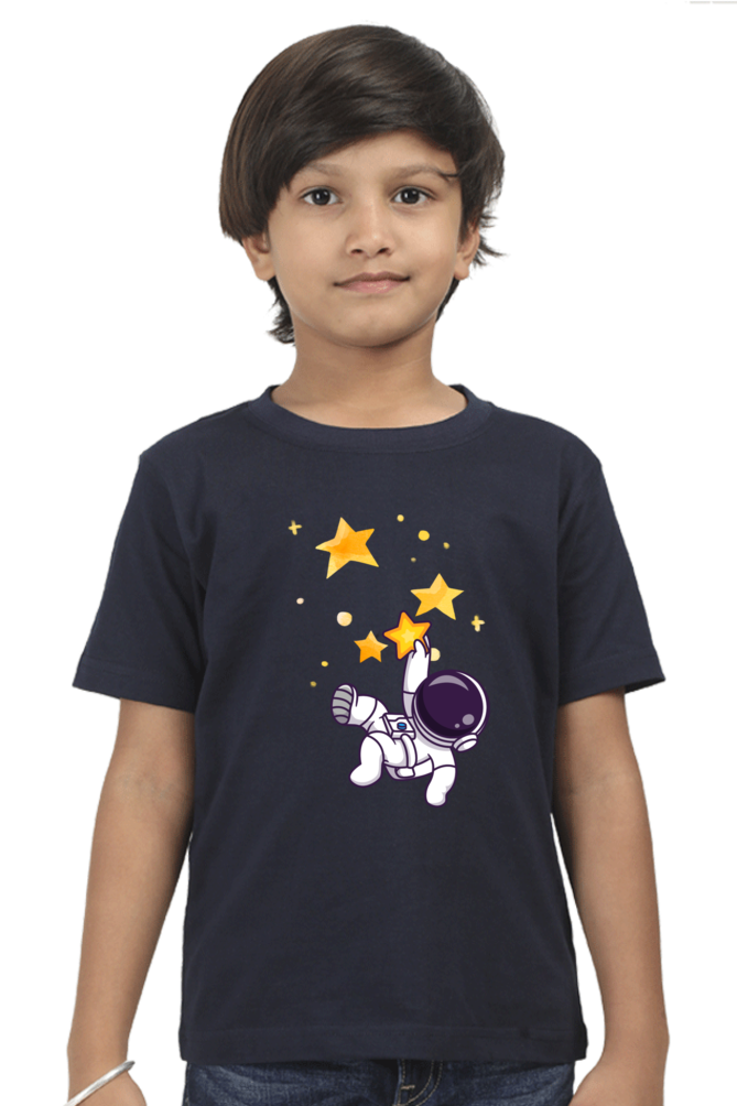 SPACE STARS premium pure cotton boy T-shirt