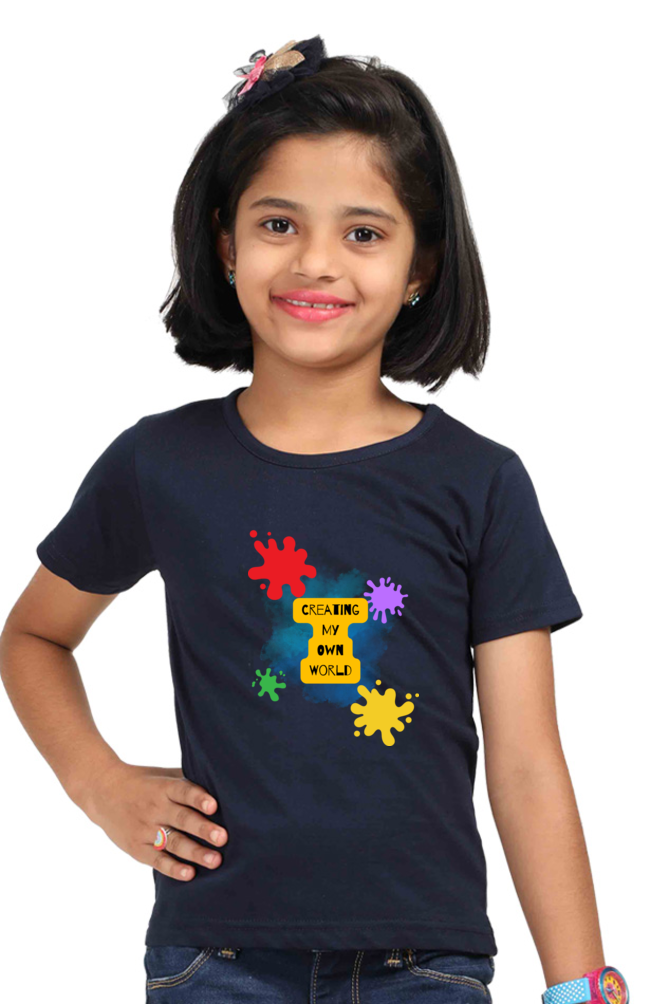 COLOR premium pure cotton girl T-shirt