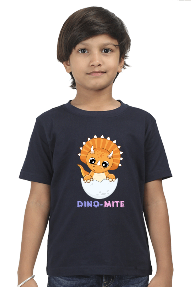 DINO-MITE premium pure cotton boy T-shirt
