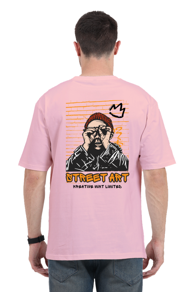 STREET ART classic oversized UNISEX premium pure cotton T-shirt