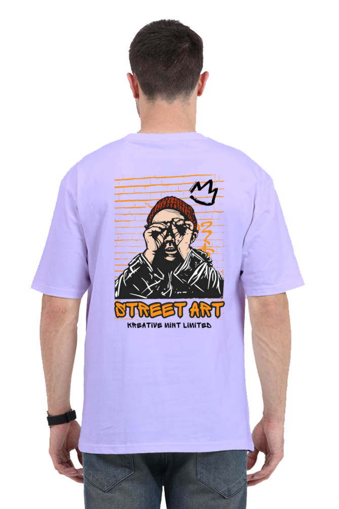 STREET ART classic oversized UNISEX premium pure cotton T-shirt