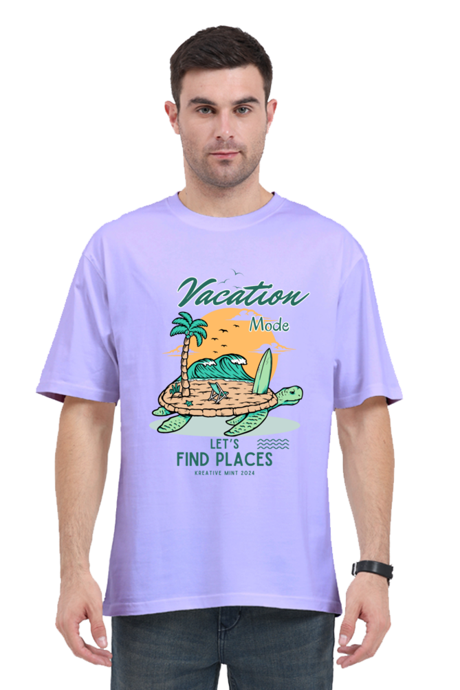 VACATION classic oversized UNISEX premium pure cotton T-shirt