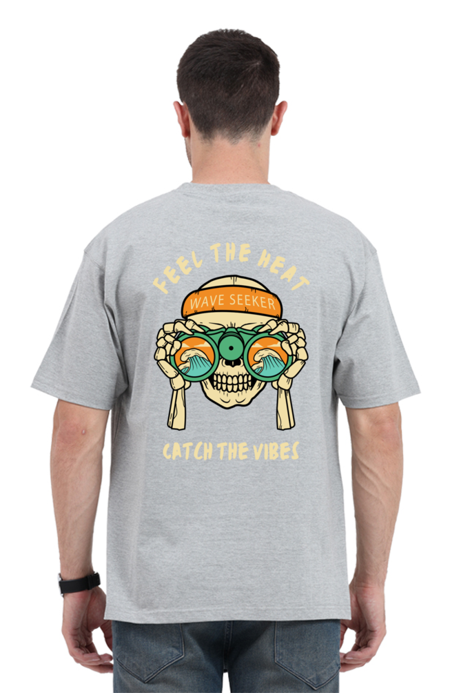 FEEL THE HEAT classic oversized UNISEX premium pure cotton T-shirt