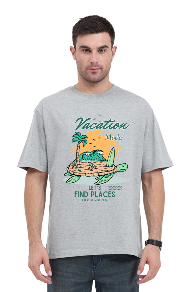 VACATION classic oversized UNISEX premium pure cotton T-shirt