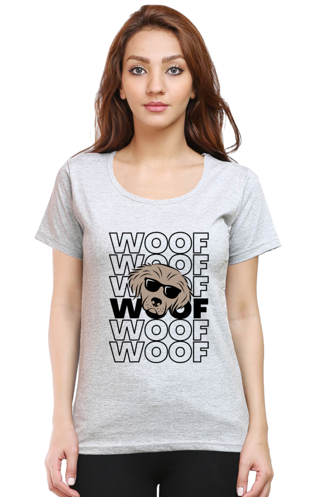 WOOF WOOF premium pure cotton T-shirt for women