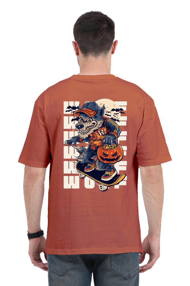 WOLF classic oversized UNISEX premium pure cotton T-shirt