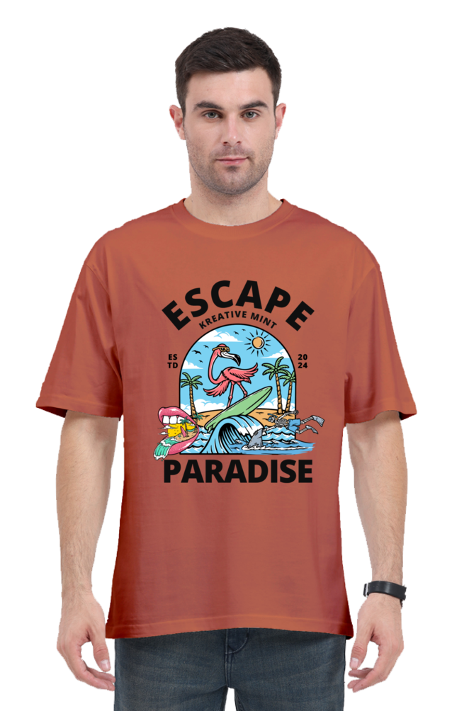 FLAMINGO classic oversized UNISEX premium pure cotton T-shirt