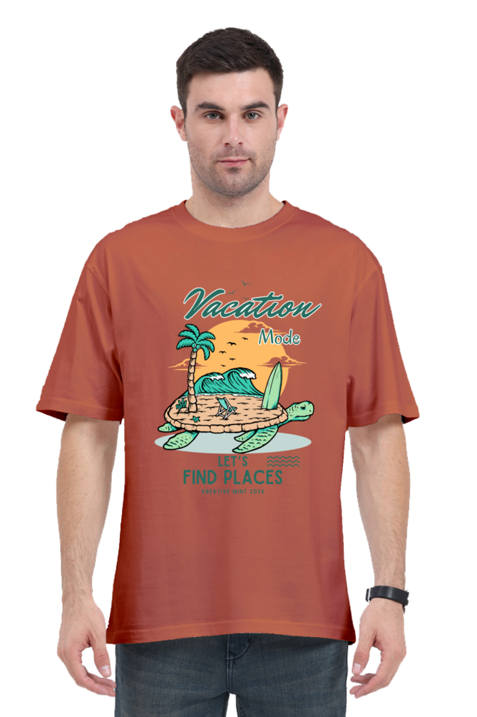 VACATION classic oversized UNISEX premium pure cotton T-shirt