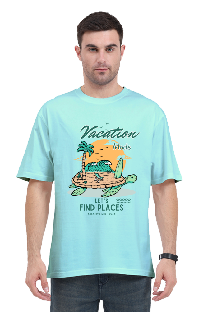 VACATION classic oversized UNISEX premium pure cotton T-shirt