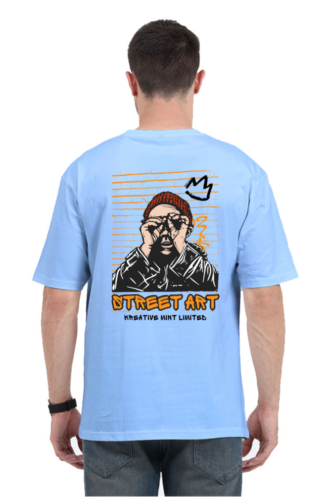 STREET ART classic oversized UNISEX premium pure cotton T-shirt