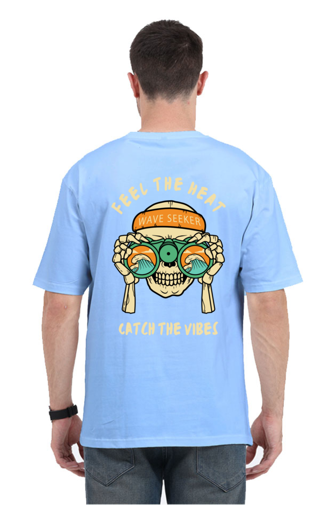 FEEL THE HEAT classic oversized UNISEX premium pure cotton T-shirt