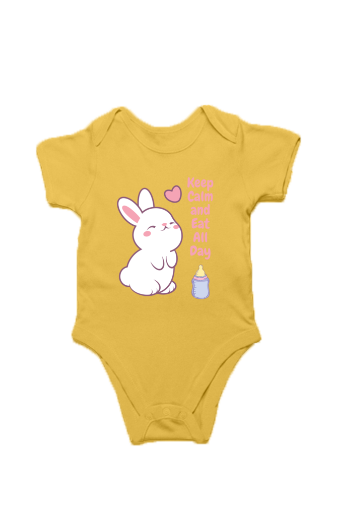 KEEP CALM premium pure cotton UNISEX romper