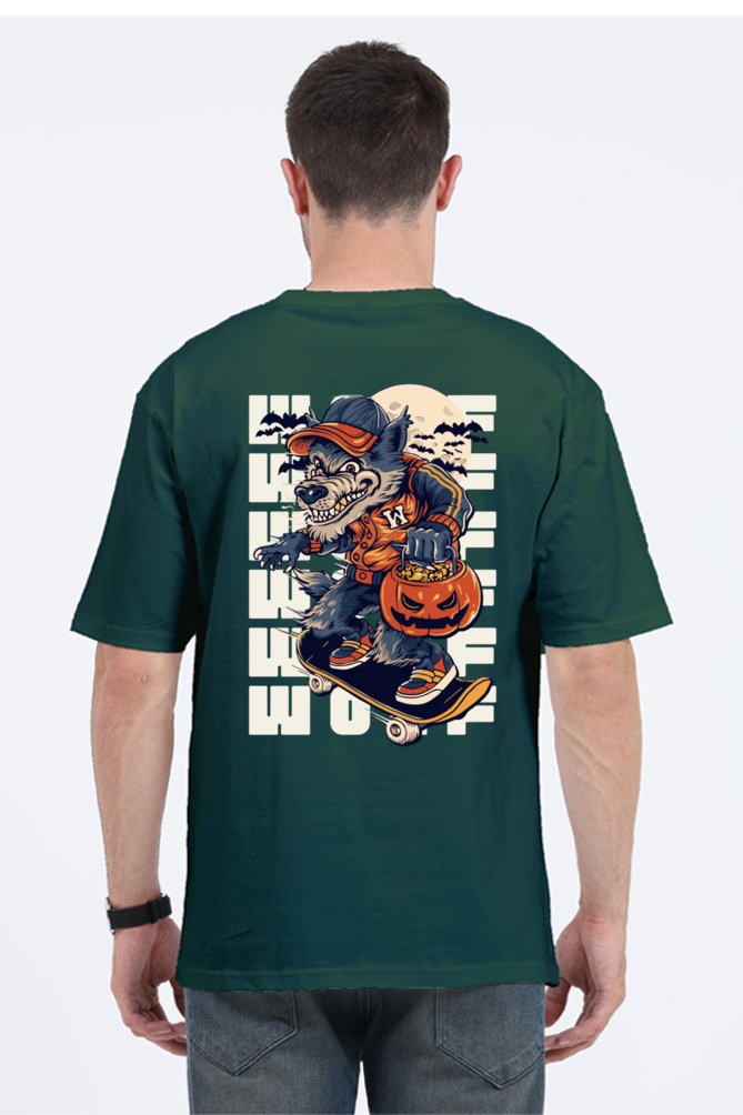 WOLF classic oversized UNISEX premium pure cotton T-shirt