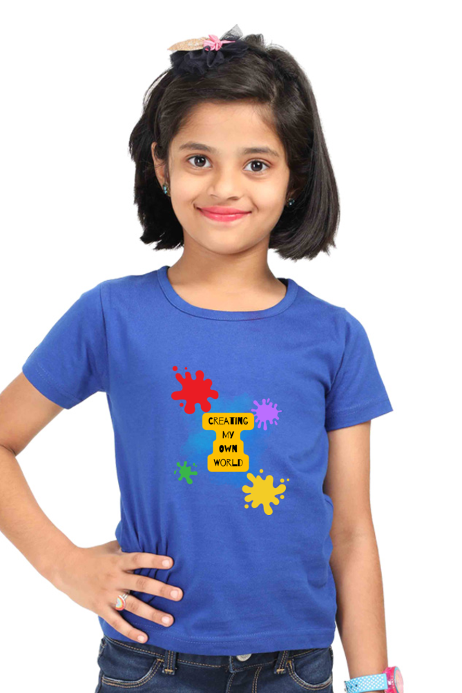COLOR premium pure cotton girl T-shirt