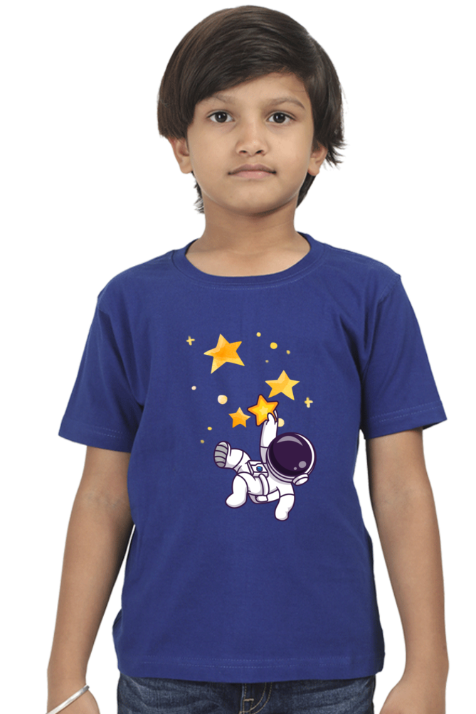 SPACE STARS premium pure cotton boy T-shirt