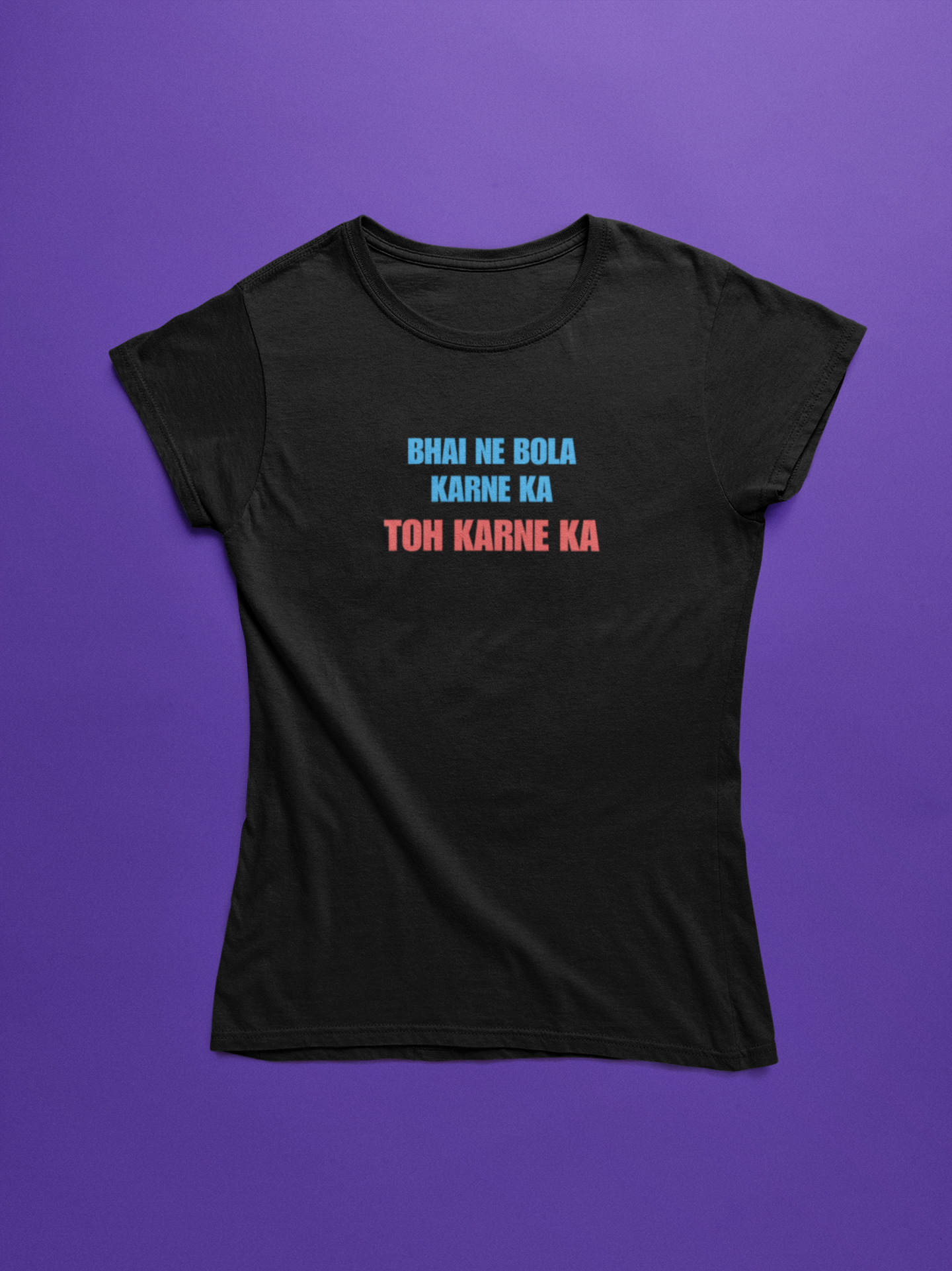 BHAI BOLA premium pure cotton T-shirt for women