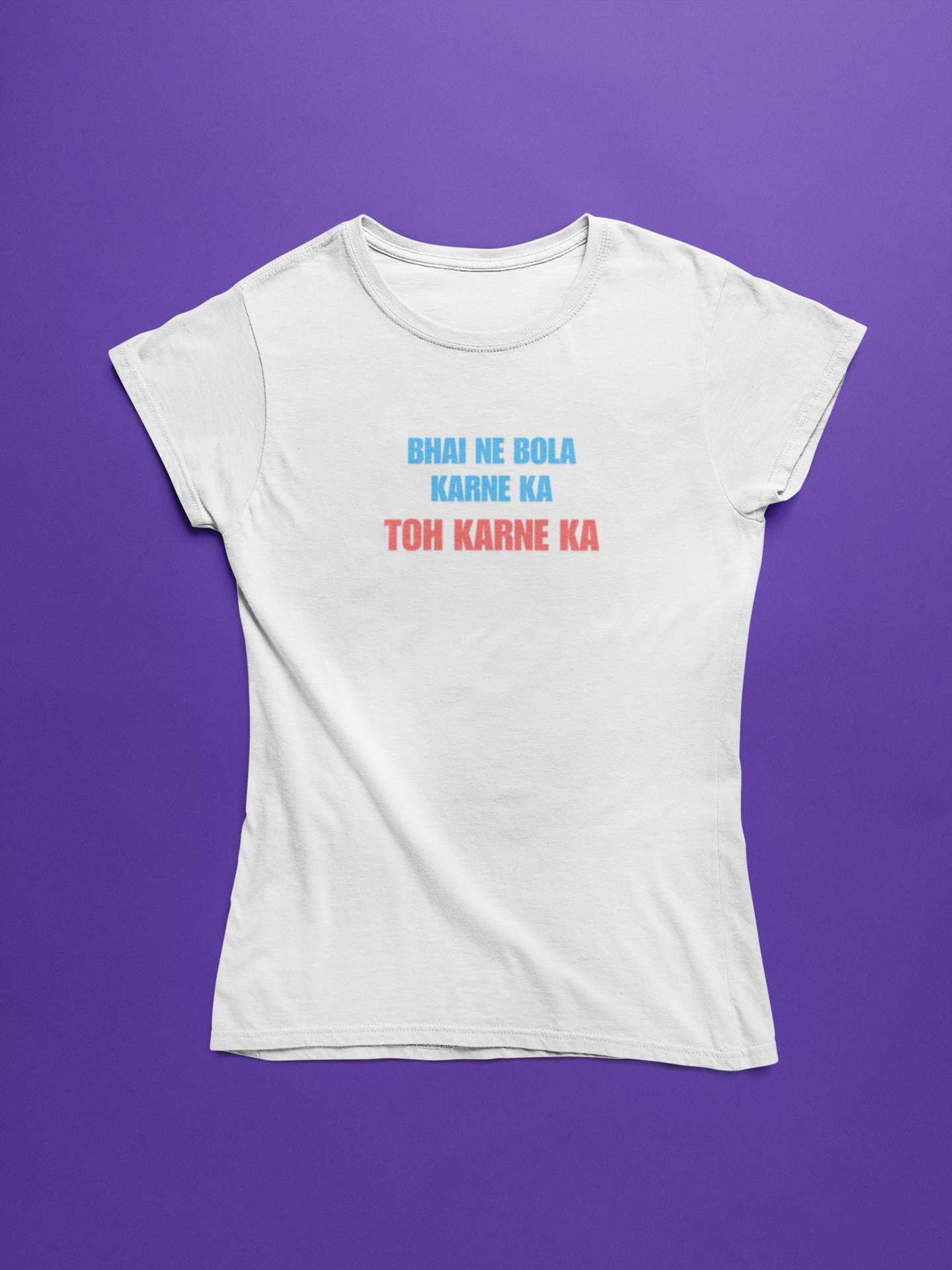 BHAI BOLA premium pure cotton T-shirt for women
