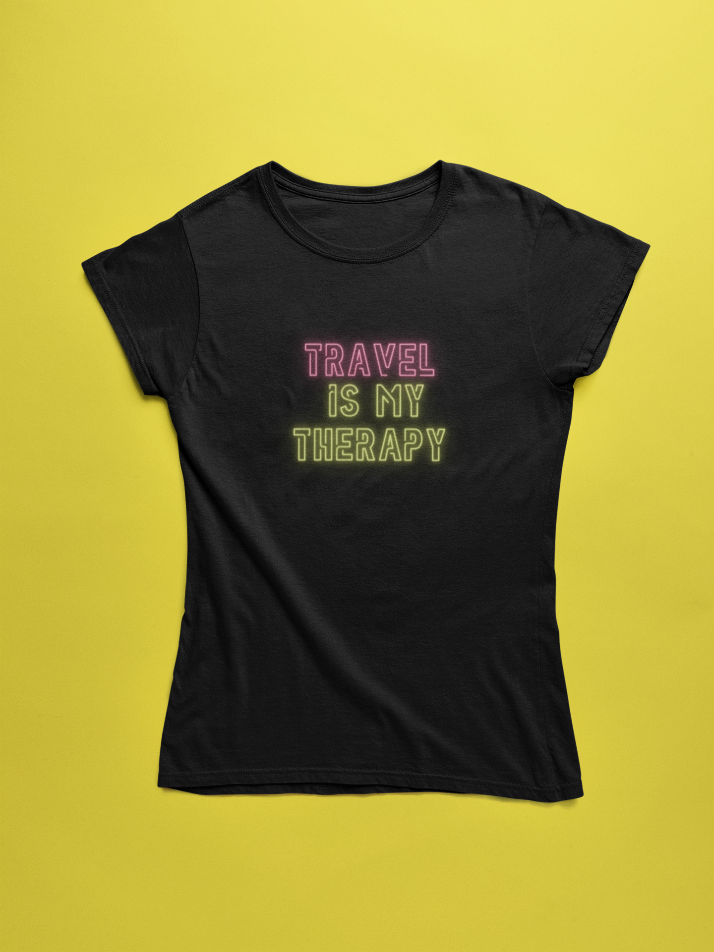 Women’s Travel Is My Therapy T-shirt