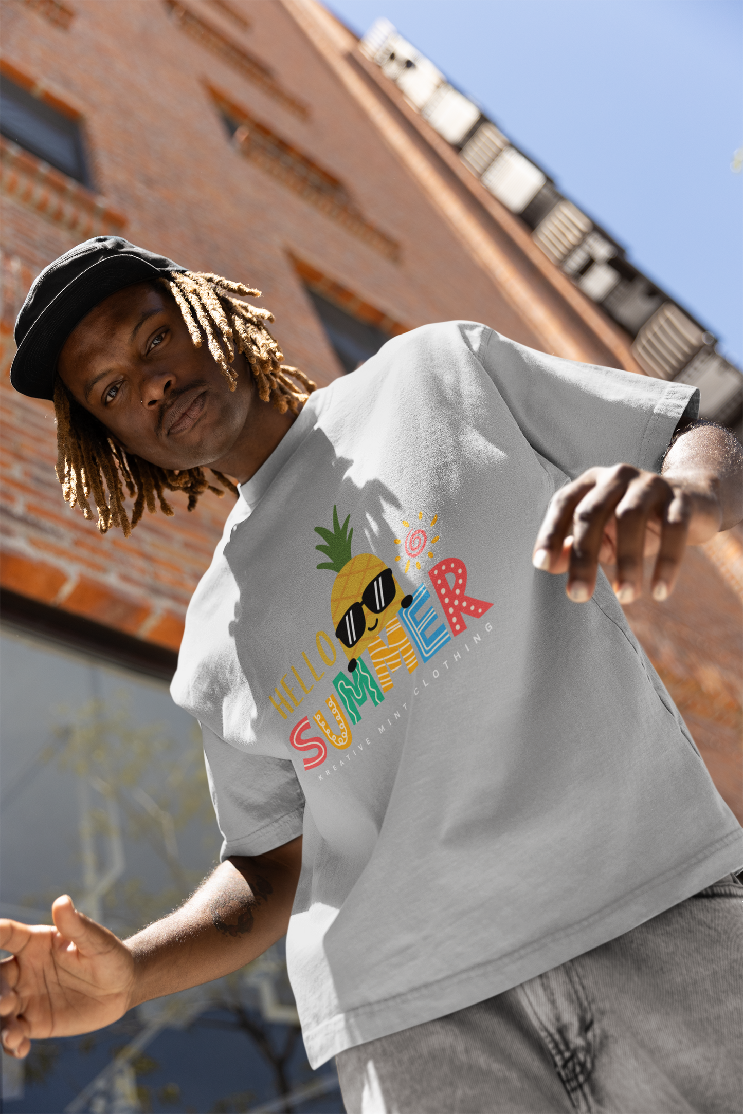 SUMMER standard oversized UNISEX premium pure cotton T-shirt