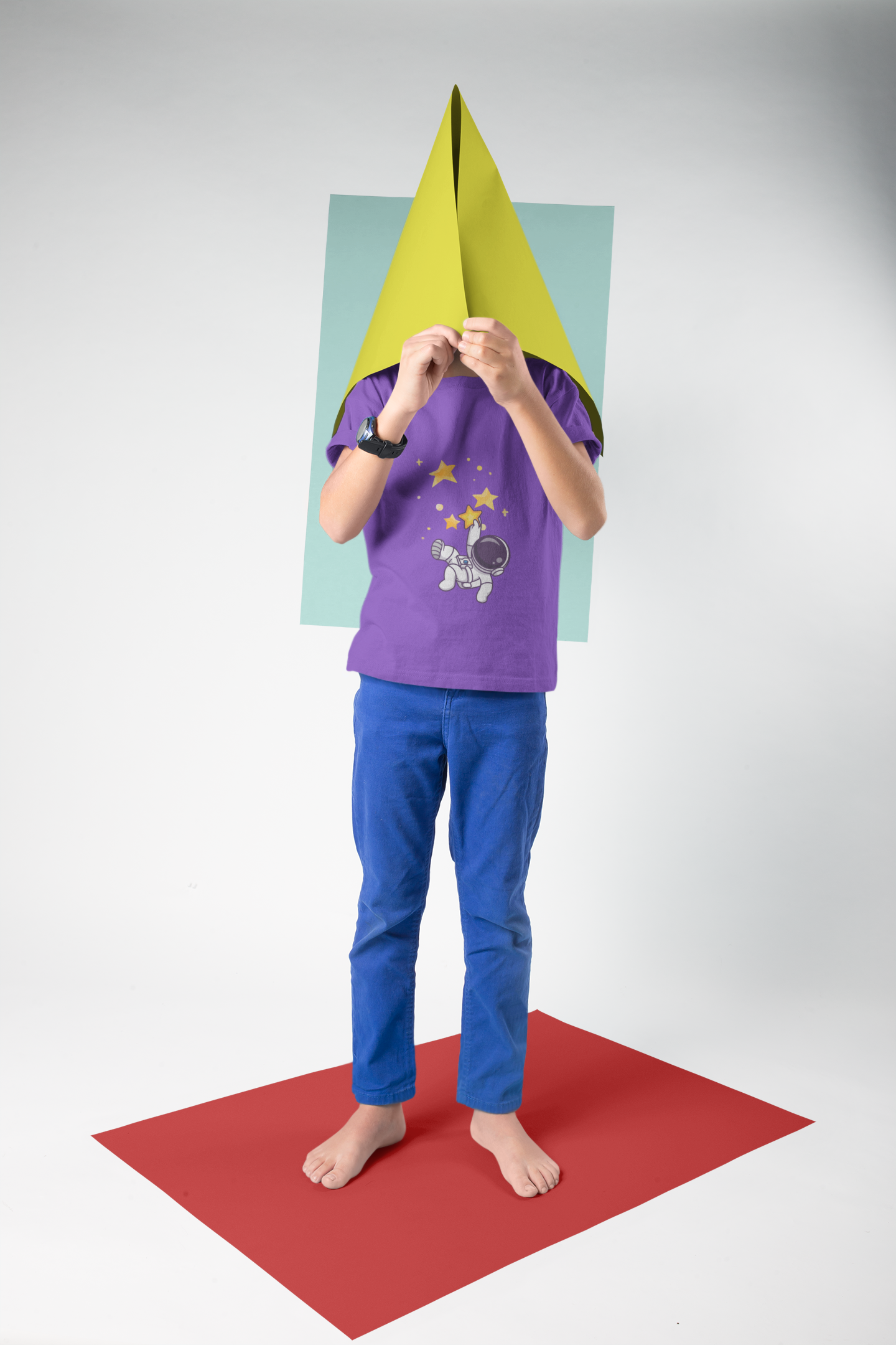 SPACE STARS premium pure cotton boy T-shirt